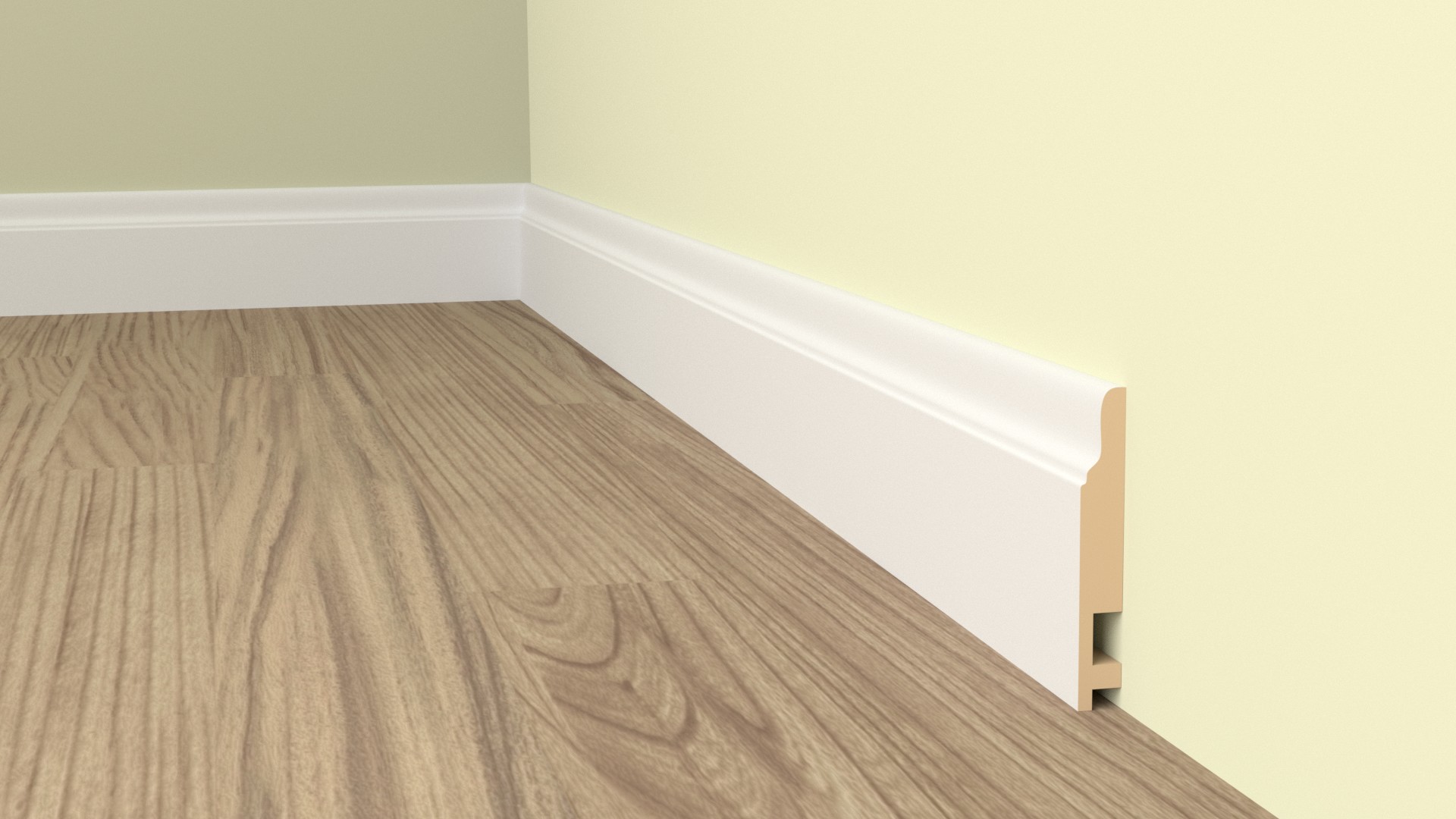 listwa mdf biała